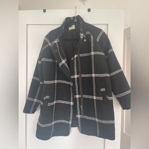 Marine layer Plaid wool jacket